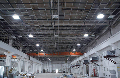 索乐图导光管照明系统工厂应用案例北京航天中心