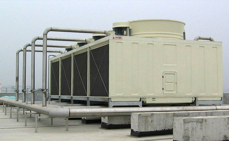 中央空调冷却塔端改造