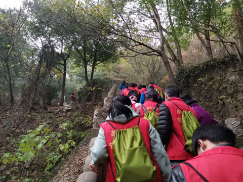 登山途中