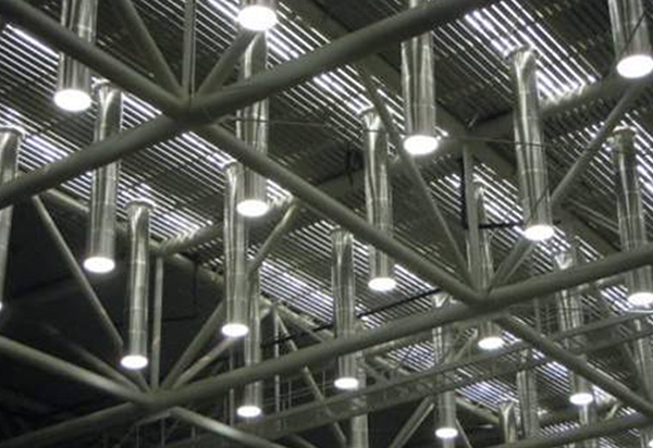 导光管采光系统在学校的应用山东大学体育馆